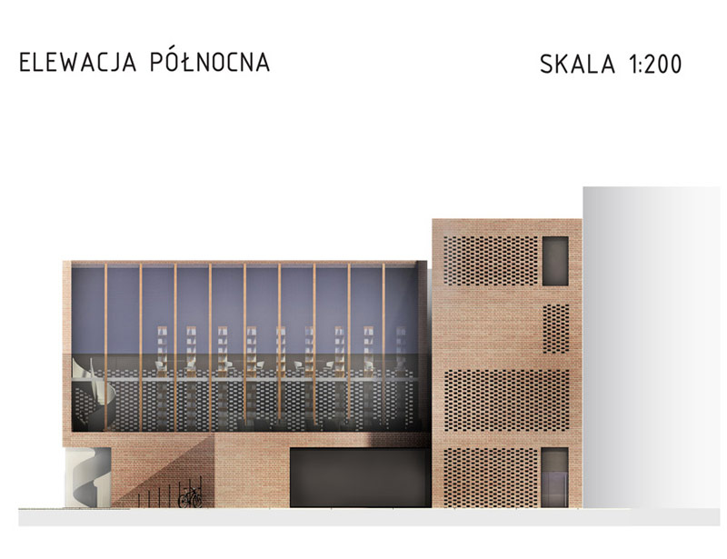 Centrum Biblioteczno-Kulturalne we Wrocławiu. Projekt: Pracownia Architektoniczna WXCA