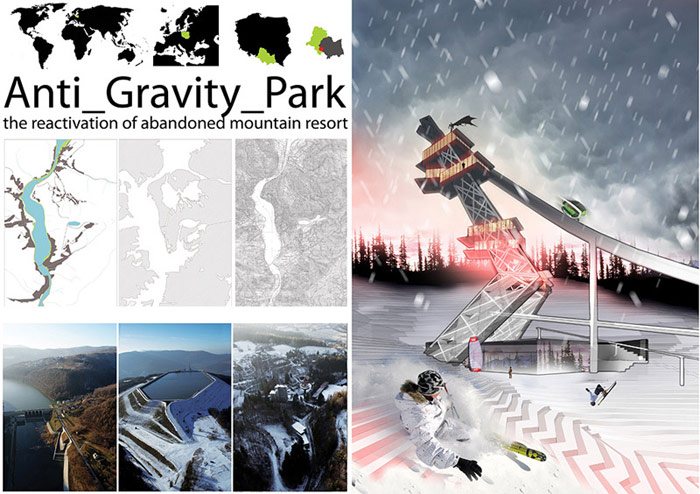 Projekt dyplomowy Anti Gravity Park