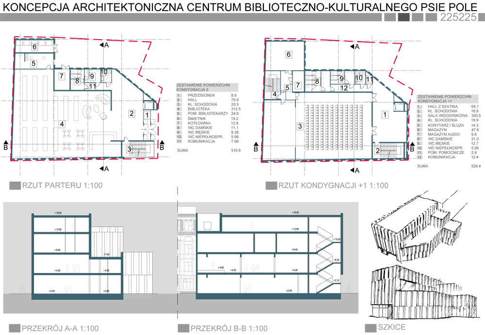 Centrum Biblioteczno-Kulturalne we Wrocławiu. Projekt: m2m design Marcin Mańkowski