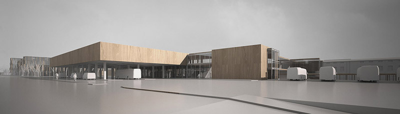 Zagospodarowanie terenów w Stargardzie Szczecińskim. Projekt: Studio Dobrej Architektury Zagospodarowanie terenów w Stargardzie Szczecińskim. Projekt: Studio Dobrej Architektury