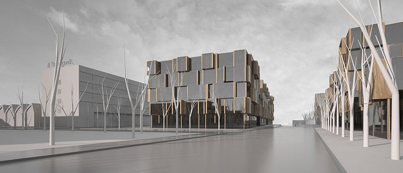 Zagospodarowanie terenów w Stargardzie Szczecińskim. Projekt: Studio Dobrej Architektury Zagospodarowanie terenów w Stargardzie Szczecińskim. Projekt: Studio Dobrej Architektury