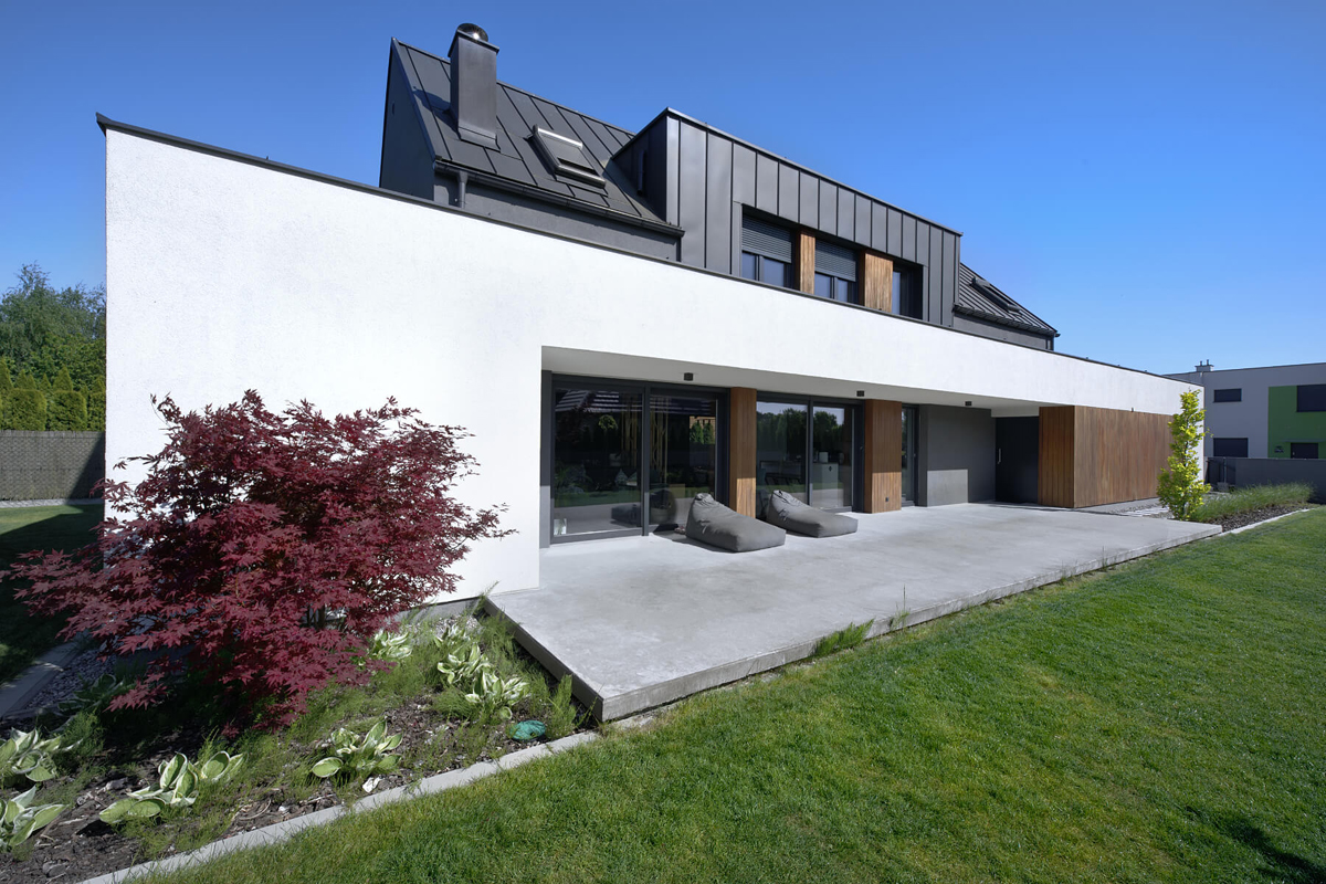 Dom jednorodzinny w Tulcach projektu STUDIO KONDE