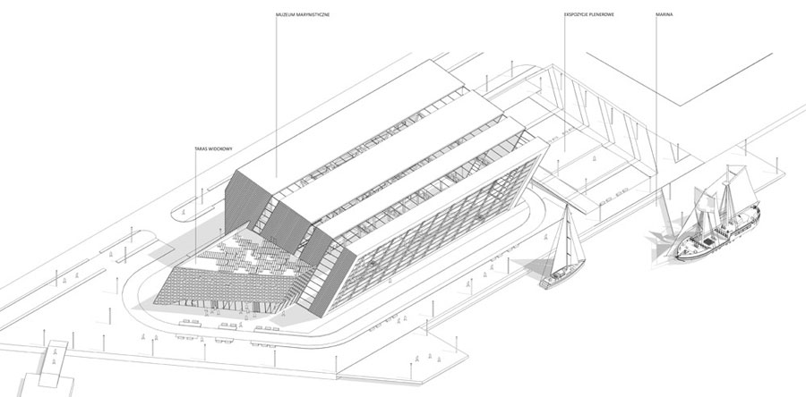 Dyplomy architektury: Rewitalizacja portu Eteläsatama w Helsinkach. Autorzy: Magdalena Potok, Mikołaj Wika