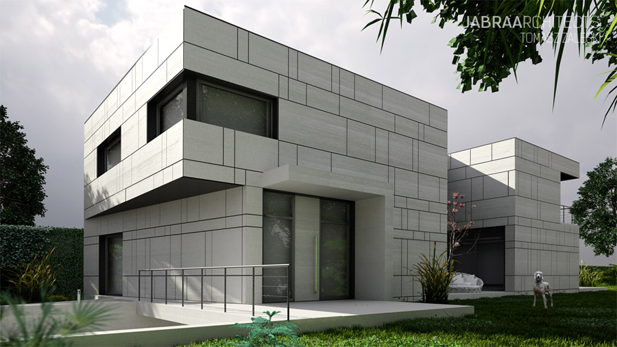 Wratislawia House - Dom w duchu modernizmu. Projekt: JABRAARCHITECTS 