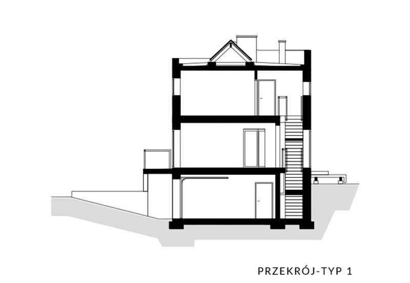 Osiedle domów jednorodzinnych "Domy na Wzgórzu" w Mikołowie. Projekt: Zalewski Architecture Group