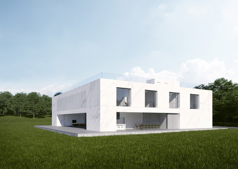 Projekt domu pod Londynem - I Nagroda w konkursie "Design a Beautiful House". Autorzy: Autor: Maciej Grelewicz, Anna Orłowska