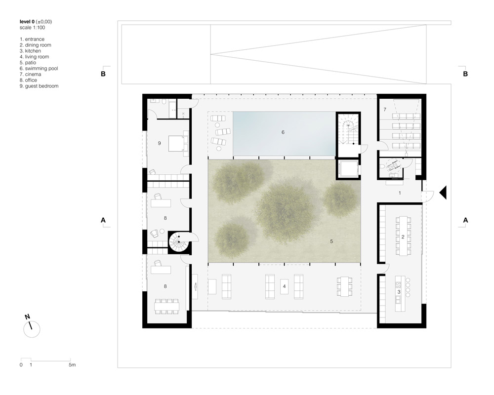 Projekt domu pod Londynem - I Nagroda w konkursie "Design a Beautiful House". Autorzy: Autor: Maciej Grelewicz, Anna Orłowska