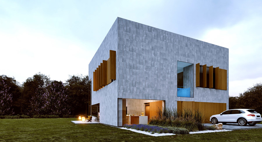 „Cube” | Projekt domu w Warszawie | Pracownia: Mobius Architekci Przemek Olczyk