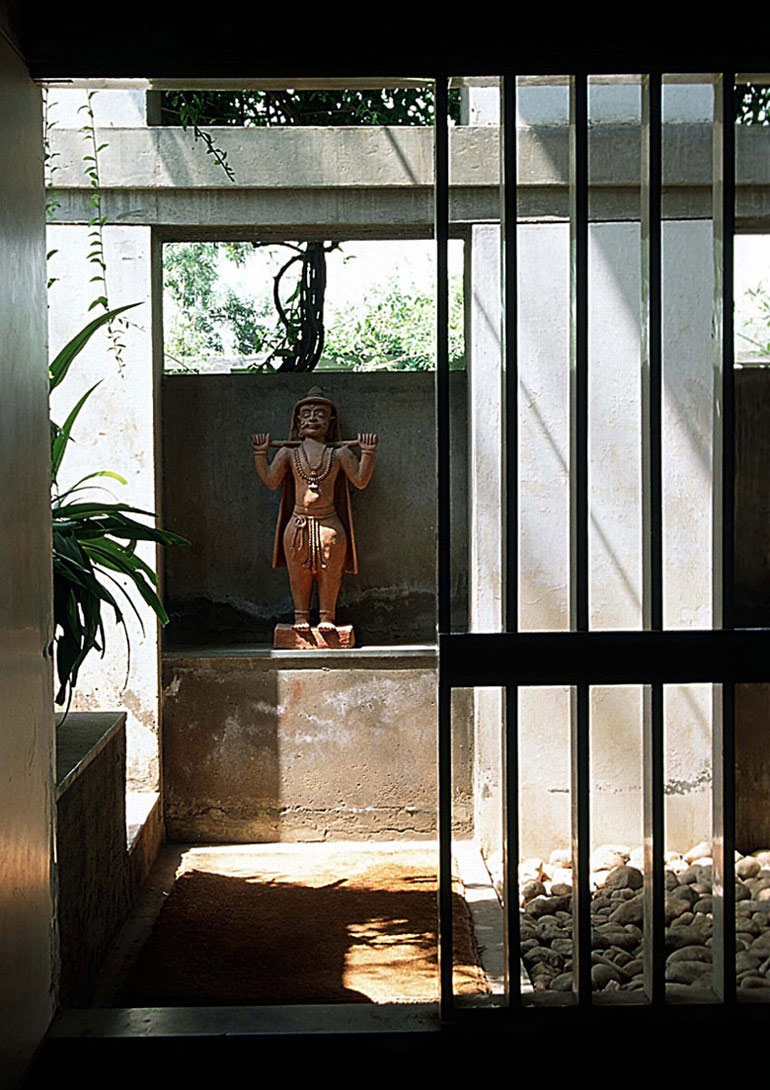 Sangath Architect's Studio, Ahmedabad, Indie. Zdjęcie dzięki uprzejmości VSF