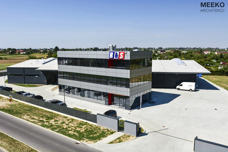 Nowa siedziba firmy R&S w Mielcu. Projekt: MEEKO Architekci