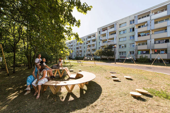 Warsztaty Mood for Wood - pomysły studentów na przestrzeń miejską