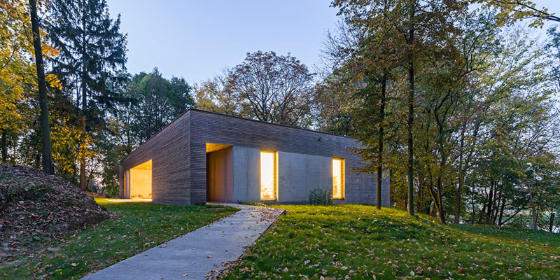 Dom w Lesie, Klementowice. Projekt: 081 Architekci. Zdjęcie: Rafaj Chojnacki