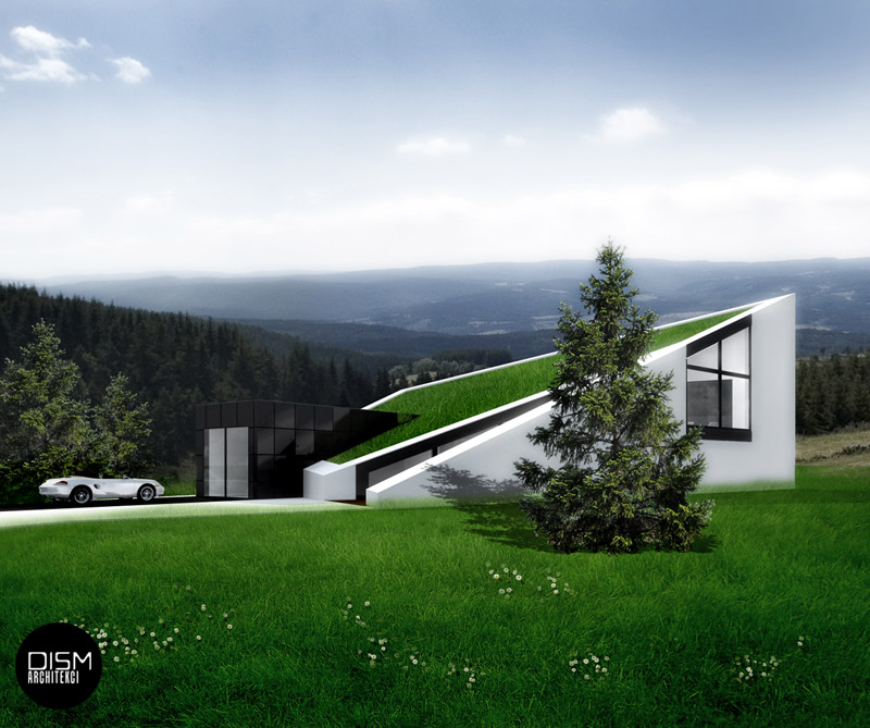 Projekt nowoczesnego domu w górach. Pracownia: DISM Architekci, Szczecin