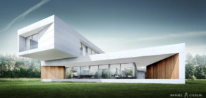 Odważna i efektowna forma domu w Żarkach projektu ANTA Architekci