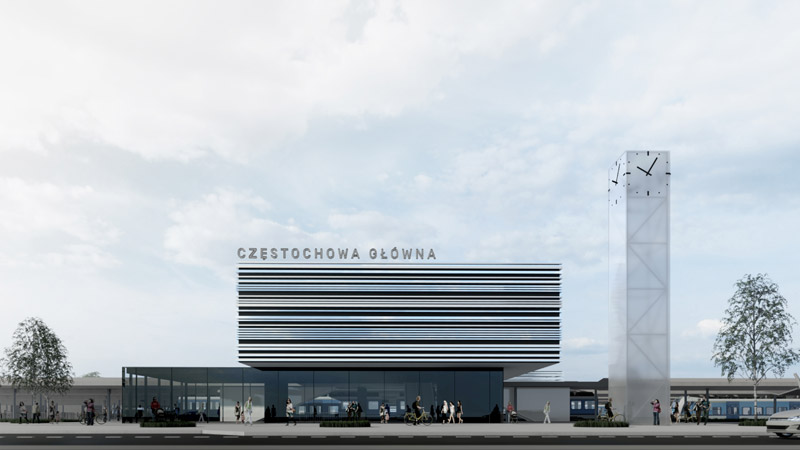 Dworzec Częstochowa Główna I Nagroda w konkursie: toprojekt / AND Studio / Studio Antonini