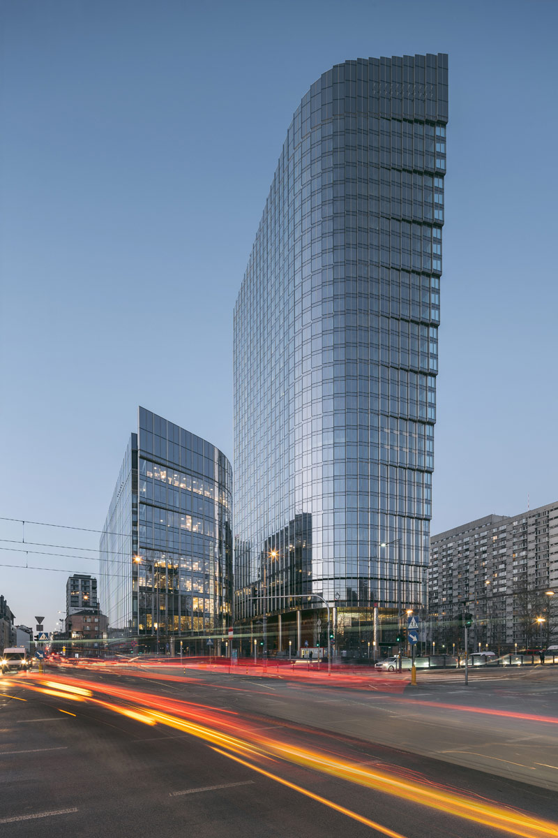 Mennica Legacy Tower, Warszawa. Architektura: Goettsch Partners, Epstein. Zdjęcie: Nate Cook