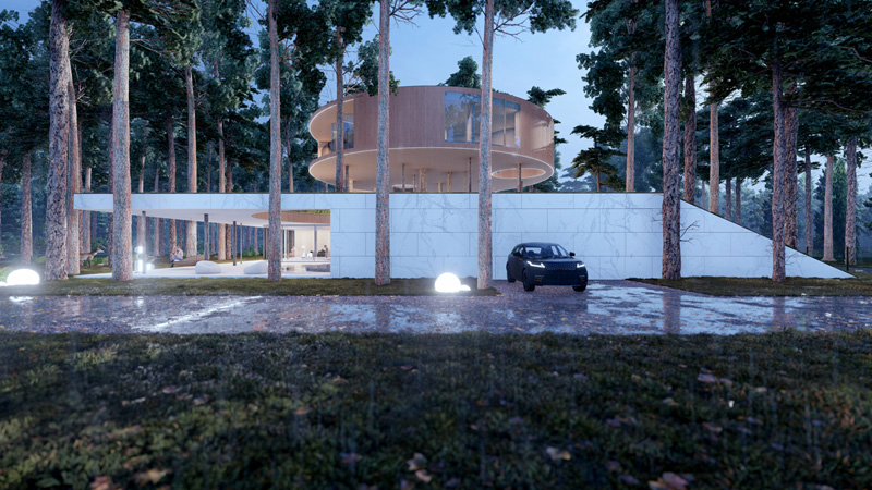 Tree House. Projet: Przemek Olczyk | Mobius Architekci