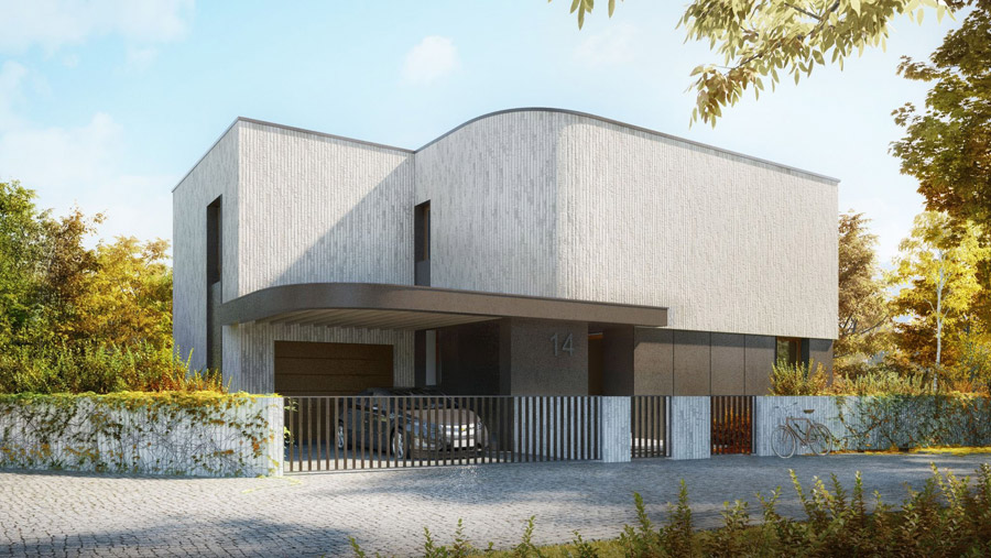 Dom inspirowany wrocławskimi willami. Projekt: Ewa Bryniak | Architektura w403