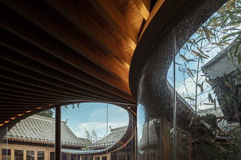 Dom "Qishe Courtyard" w Pekinie. Projekt: ARCHSTUDIO. Zdjęcia: Wang Ning, Wu Qingshan