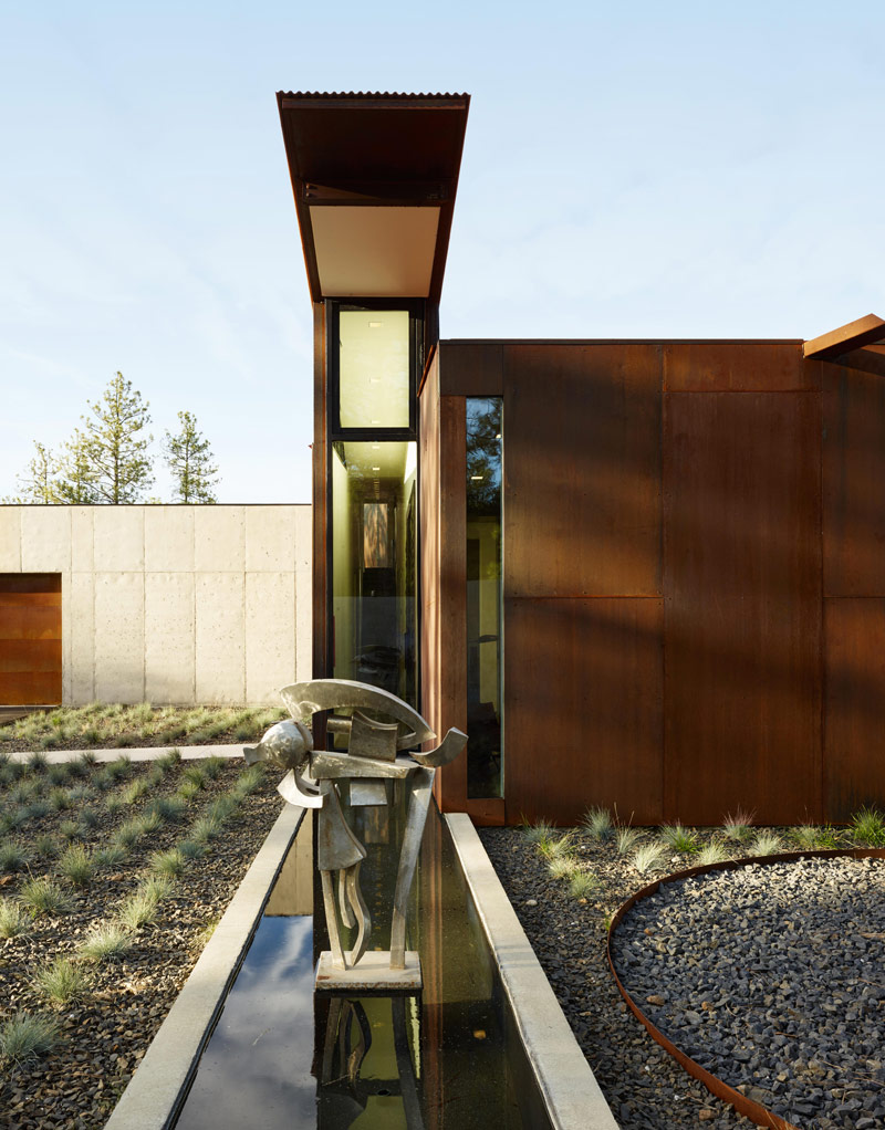 Rimrock House. Projekt: Olson Kundig Architects. Zdjęcia: Benjamin Benschneider