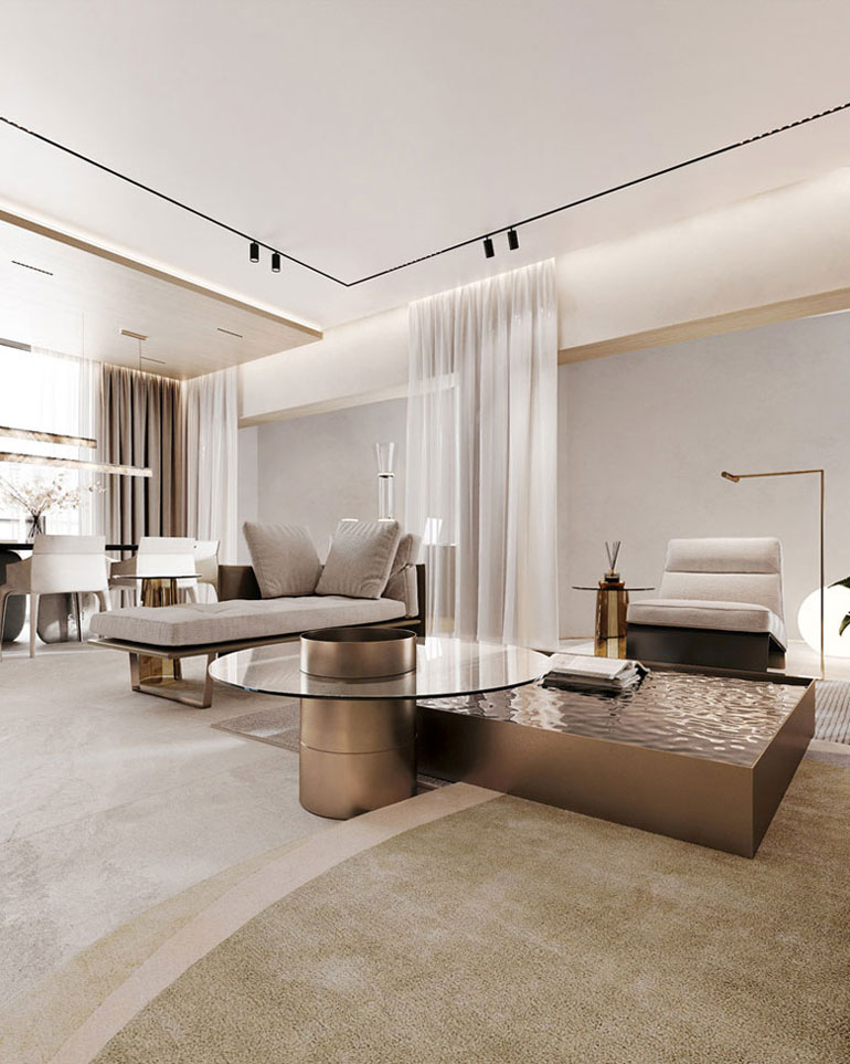 Ritz Carlton Royal Apartment. Projekt wnętrz: hilight.design
