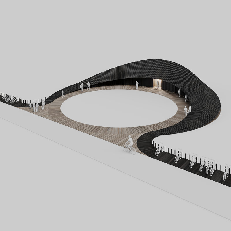 Dwa koła na szlaku – koncepcja górskiej toalety projektu Jakuba Lazarowicza