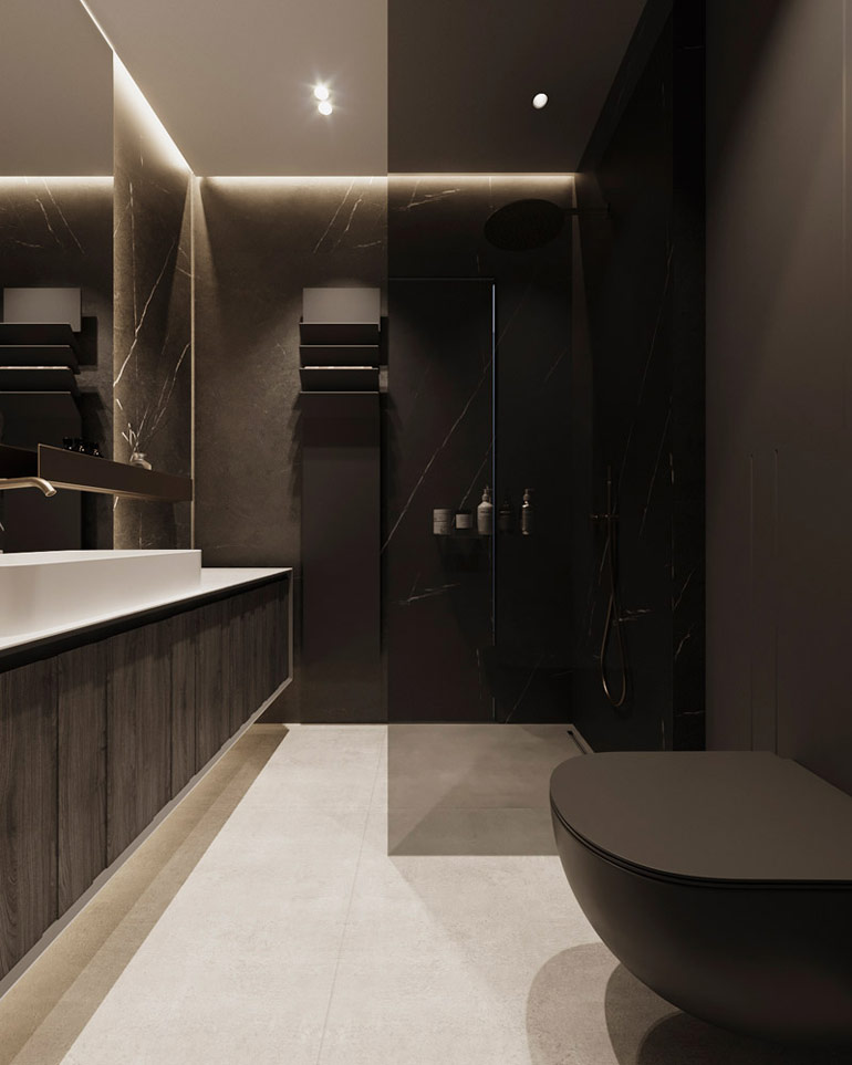 Niewielkie mieszkanie pełne stylu i elegancji. Projekt wnętrz: Aeteam.design