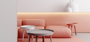 Minimalizm w kolorze pink! Oszczędne i kobiece wnętrza mieszkania dla młodej dziennikarki