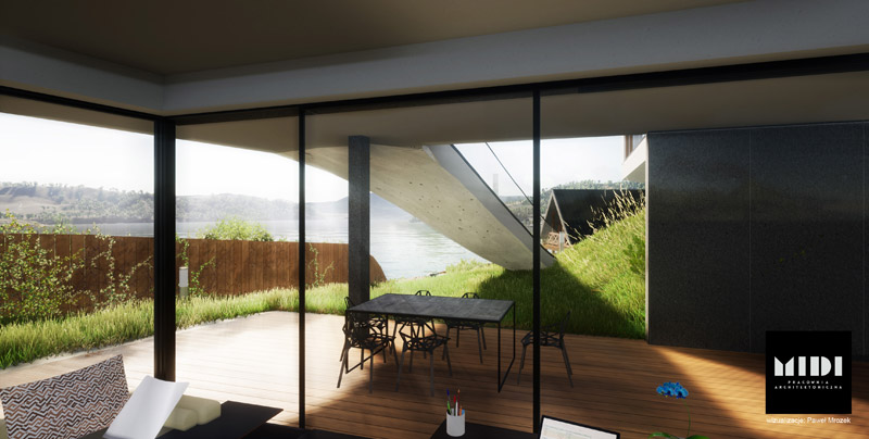 Dom japoński – Minimalistyczna forma dynamicznie wpisana w stromy teren