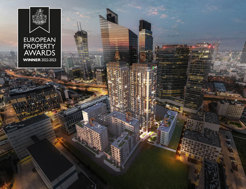 Wieżowce Towarowa Towers z prestiżową nagrodą European Property Award