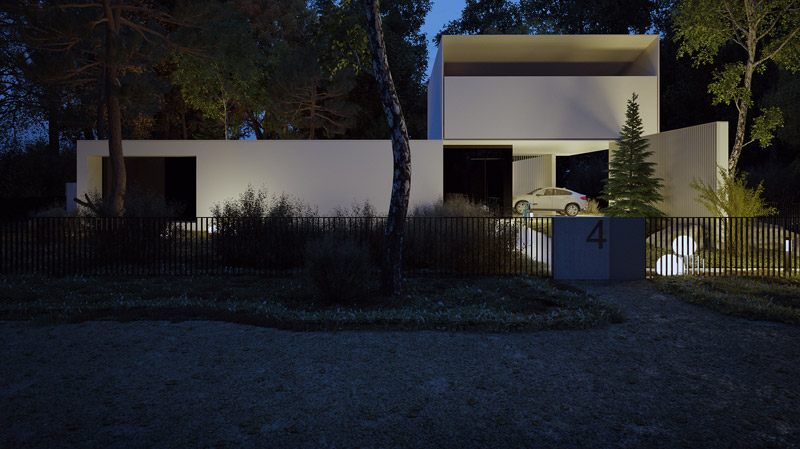 Dom w sosnowym lesie – duch minimalizmu i nowoczesne trendy