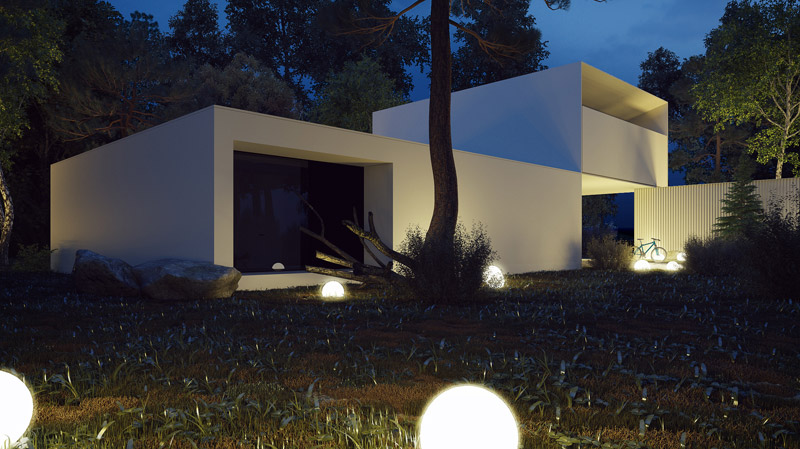 Dom w sosnowym lesie &#8211; duch minimalizmu i nowoczesne trendy