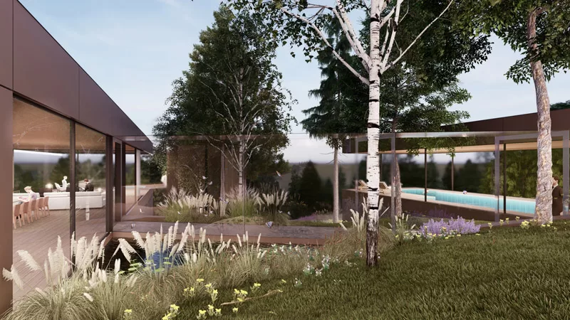 Forest Line – Nowoczesna rezydencja pośr&oacute;d drzew