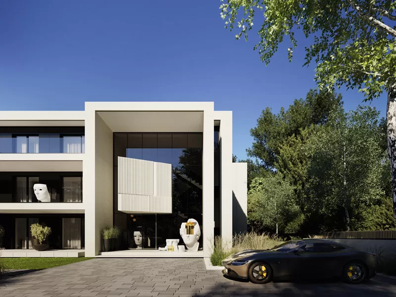 Luksusowy apartamentowiec zanurzony w zieleni jako alternatywa dla domu