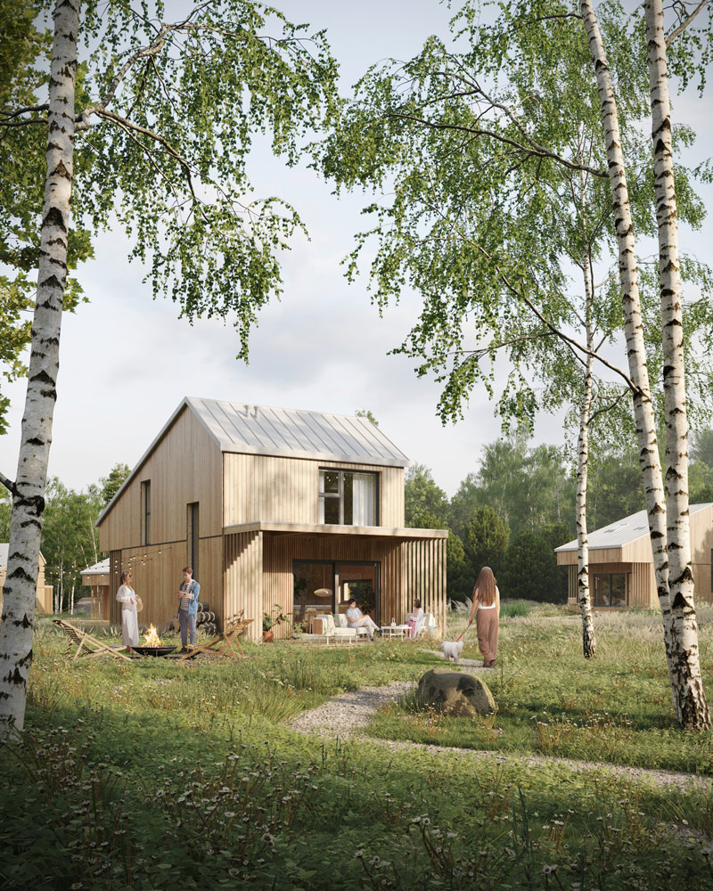 Oaza letniego odpoczynku. Wakacyjna wioska w sąsiedztwie Bor&oacute;w Tucholskich.