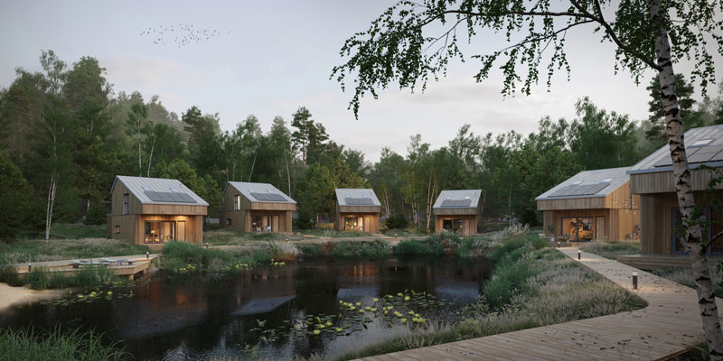 Oaza letniego odpoczynku. Wakacyjna wioska w sąsiedztwie Bor&oacute;w Tucholskich.