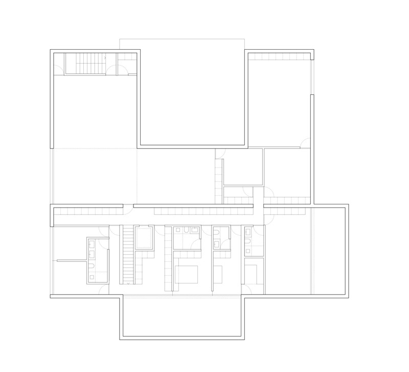 Minimalistyczna willa inspirowana starożytnym compluvium