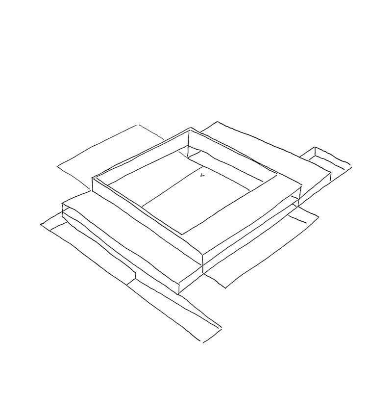 Minimalistyczna willa inspirowana starożytnym compluvium