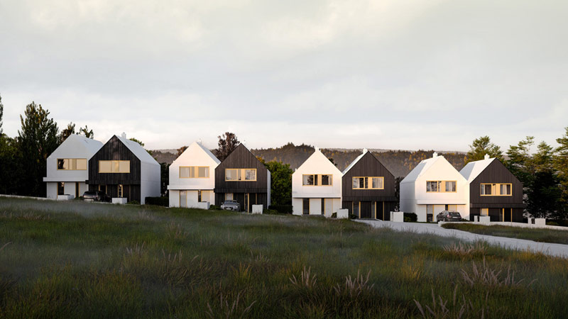 Przystań Kolbudy – prostota form, przyjazna skala i zielone otoczenie