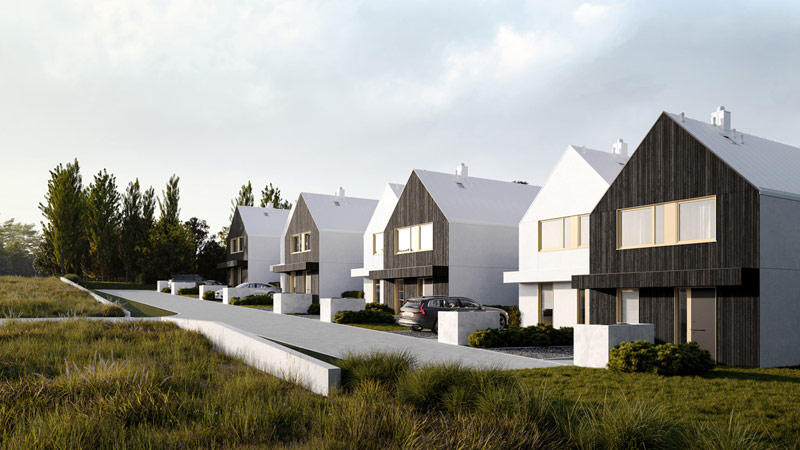 Przystań Kolbudy – prostota form, przyjazna skala i zielone otoczenie