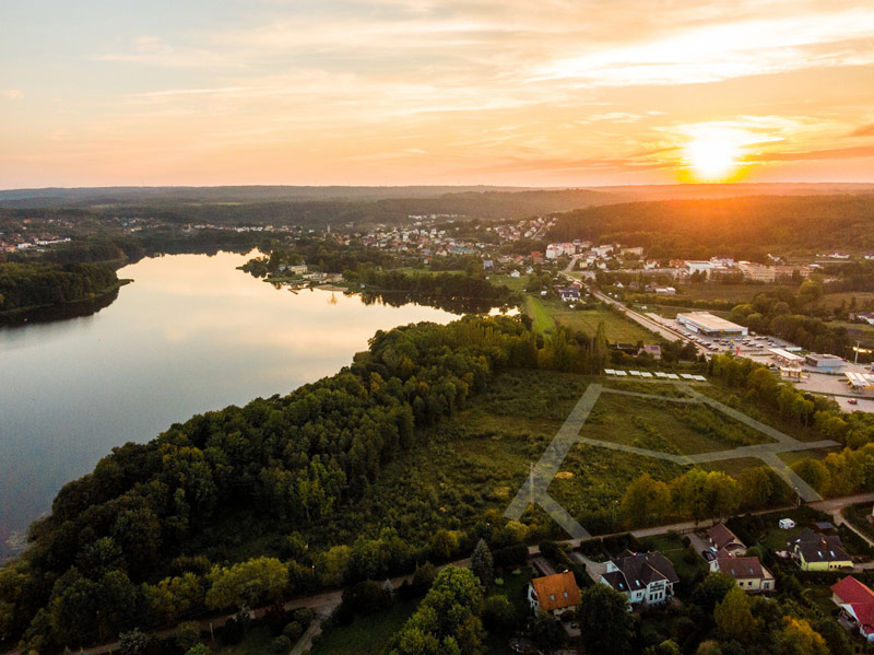 Przystań Kolbudy – prostota form, przyjazna skala i zielone otoczenie