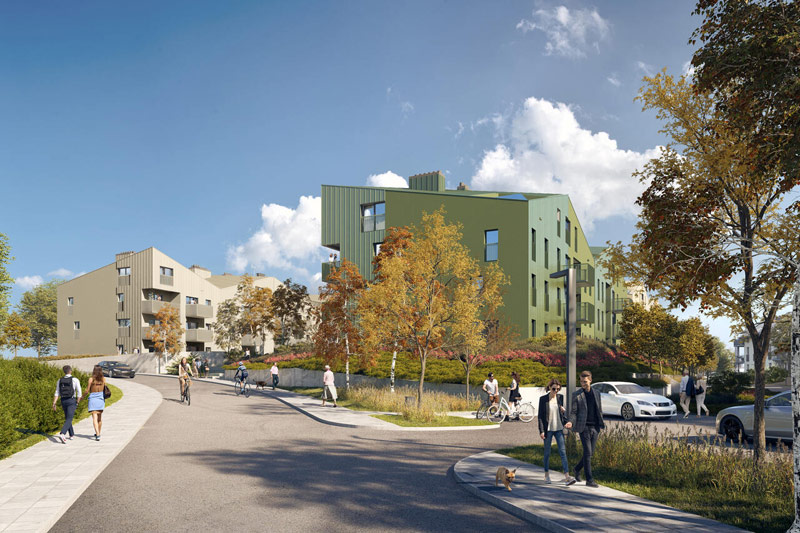 Sarnie Osiedle inspirowane g&oacute;rami i otaczającym krajobrazem projektu Medusa Group