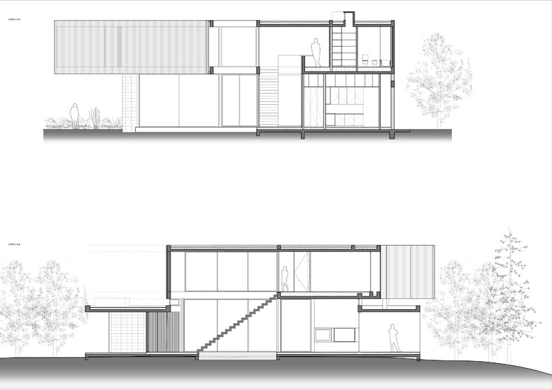 Corten, kamień wulkaniczny i ekspresyjna forma argentyńskiego domu