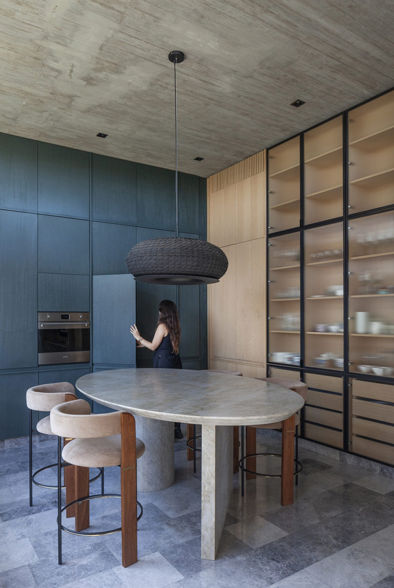 Corten, kamień wulkaniczny i ekspresyjna forma argentyńskiego domu