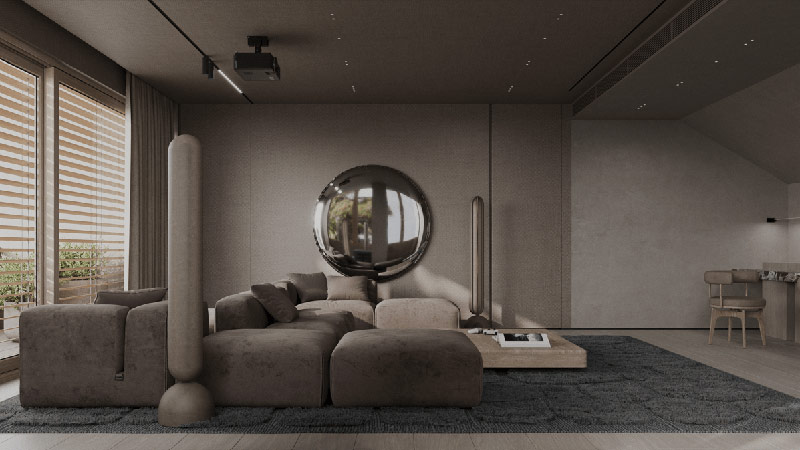 Nowoczesne osiedle SGI w Wilanowie. Prosta bryła i minimalistyczne wnętrza.