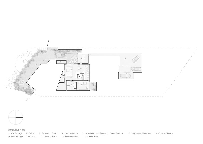 Liminal House. Nowoczesny dom na granicy morza i lądu.