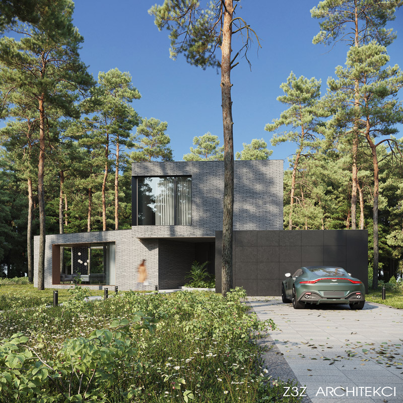 Projekt domu pod Warszawą z nagrodą ICONIC AWARDS: innovativ architecture
