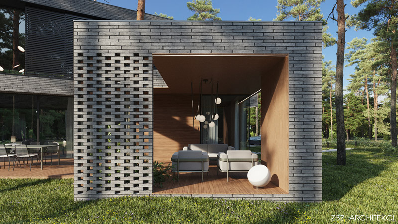 Projekt domu pod Warszawą z nagrodą ICONIC AWARDS: innovativ architecture