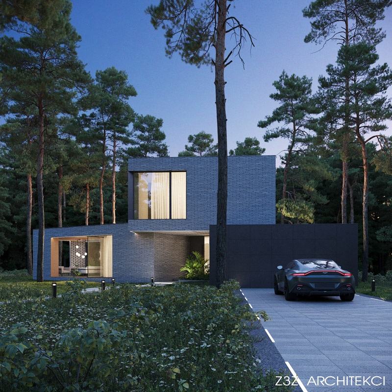 Projekt domu pod Warszawą z nagrodą ICONIC AWARDS: innovativ architecture