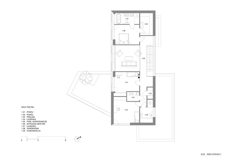 Projekt domu pod Warszawą z nagrodą ICONIC AWARDS: innovativ architecture